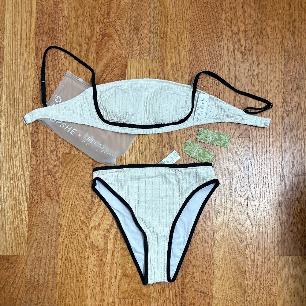 White High-Rise Bathing Suit